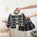 طقم اطفال شتوي كحلي 