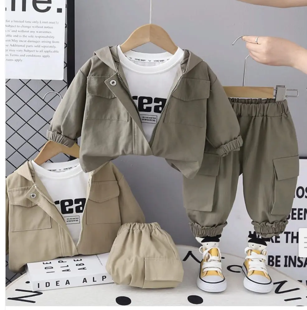 طقم ولادي ربيعي مع بلوزة 