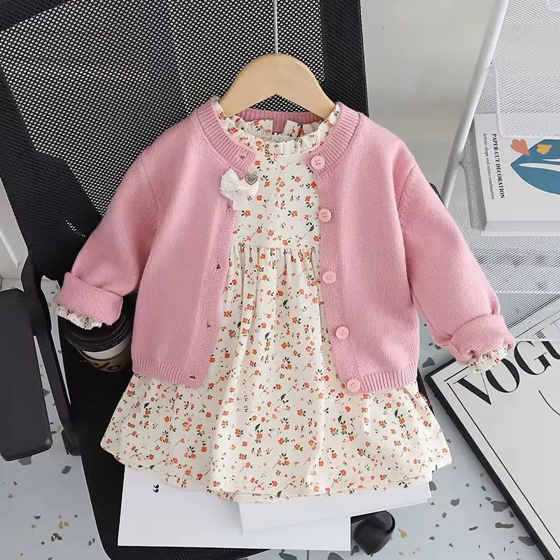 فستان بناتي ربيعي للعيد 