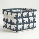 سلة تخزين قماشية 