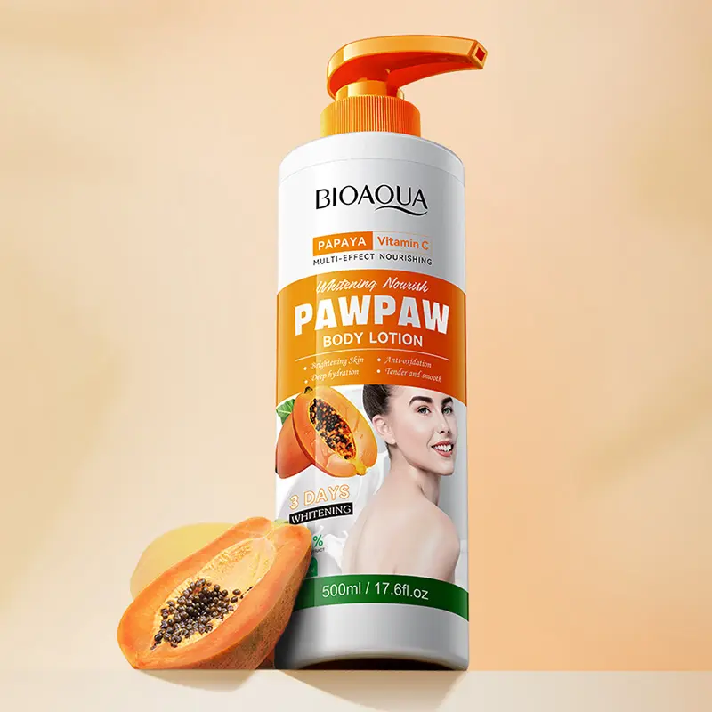 لوشن للجسم فيتامين س و بابايا BIOAOUA