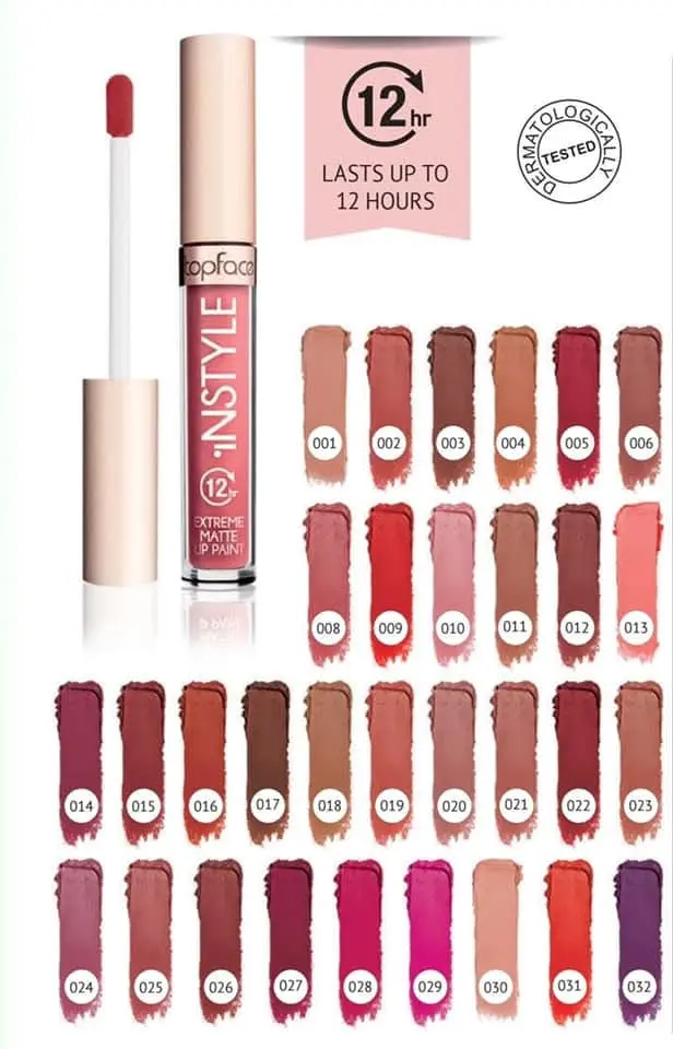 Topface instyle extreme matte lip
